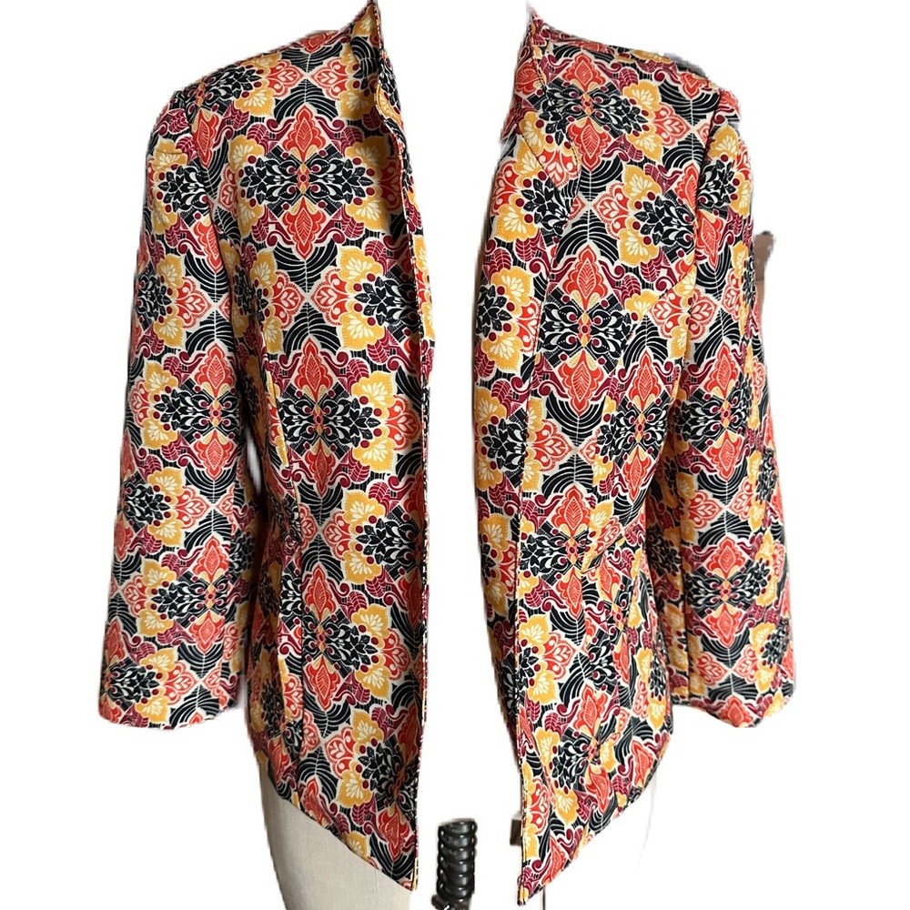 Lavender & Honey Open Front Blazer. Size Small